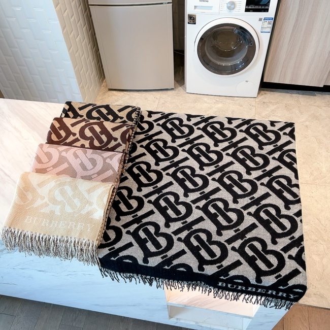 Autumn And Winter New Scarf Gift Style Double-sided Letter Cashmere All-match Warm Shawl