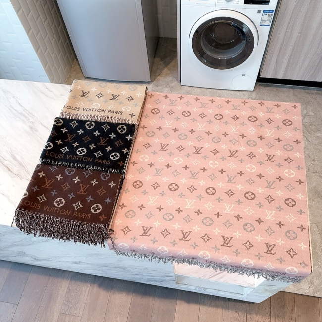 Autumn And Winter New Scarf Gift Style Double-sided Letter Cashmere All-match Warm Shawl