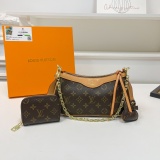 Latest gift box set, fashionable shoulder bag card bag combination, full set of plastic packaging (with box)