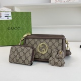 Latest gift box set, fashionable shoulder bag card bag combination, full set of plastic packaging (with box)