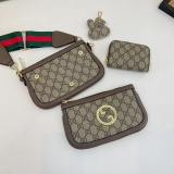 Latest gift box set, fashionable shoulder bag card bag combination, full set of plastic packaging (with box)