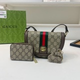 Latest gift box set, fashionable shoulder bag card bag combination, full set of plastic packaging (with box)