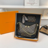 Latest gift box set, fashionable shoulder bag card bag combination, full set of plastic packaging (with box)