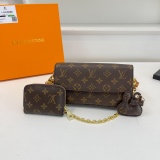 Latest gift box set, fashionable shoulder bag card bag combination, full set of plastic packaging (with box)