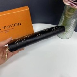 Decorative pattern hollow letter zipper leather wallet card bag