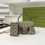 Latest gift box set, fashionable shoulder bag card bag combination, full set of plastic packaging (with box)