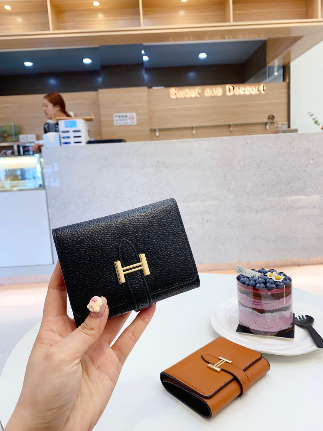 Fashion small wallet card bag