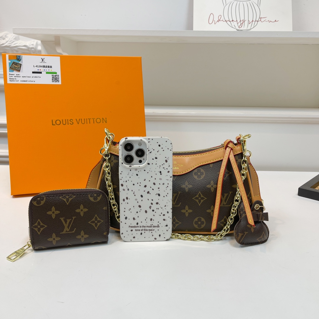 Latest gift box set, fashionable shoulder bag card bag combination, full set of plastic packaging (with box)