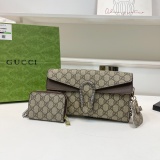 Latest gift box set, fashionable shoulder bag card bag combination, full set of plastic packaging (with box)