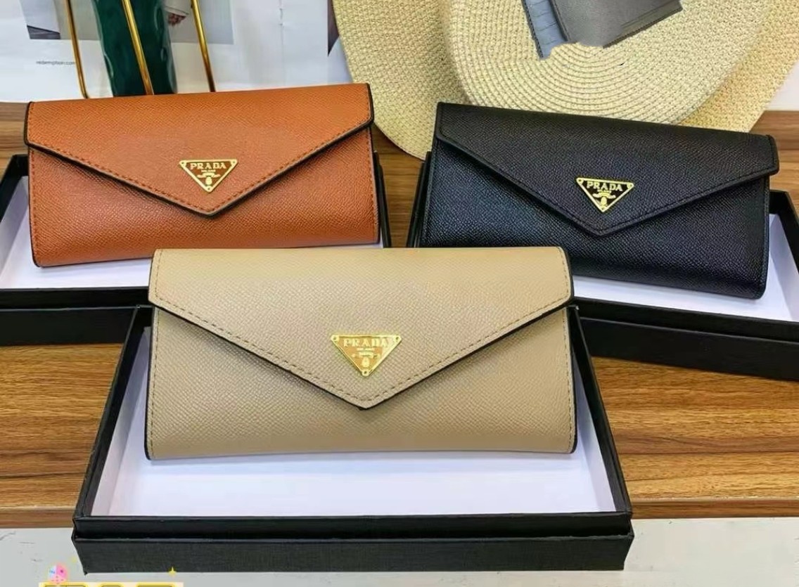 Decorative Pattern Folded Printed Leather Wallet Card Package