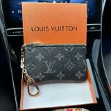 KEY POUCH POCHETTE CLES Designer Fashion Womens Mens Key Ring Zipped Credit Card