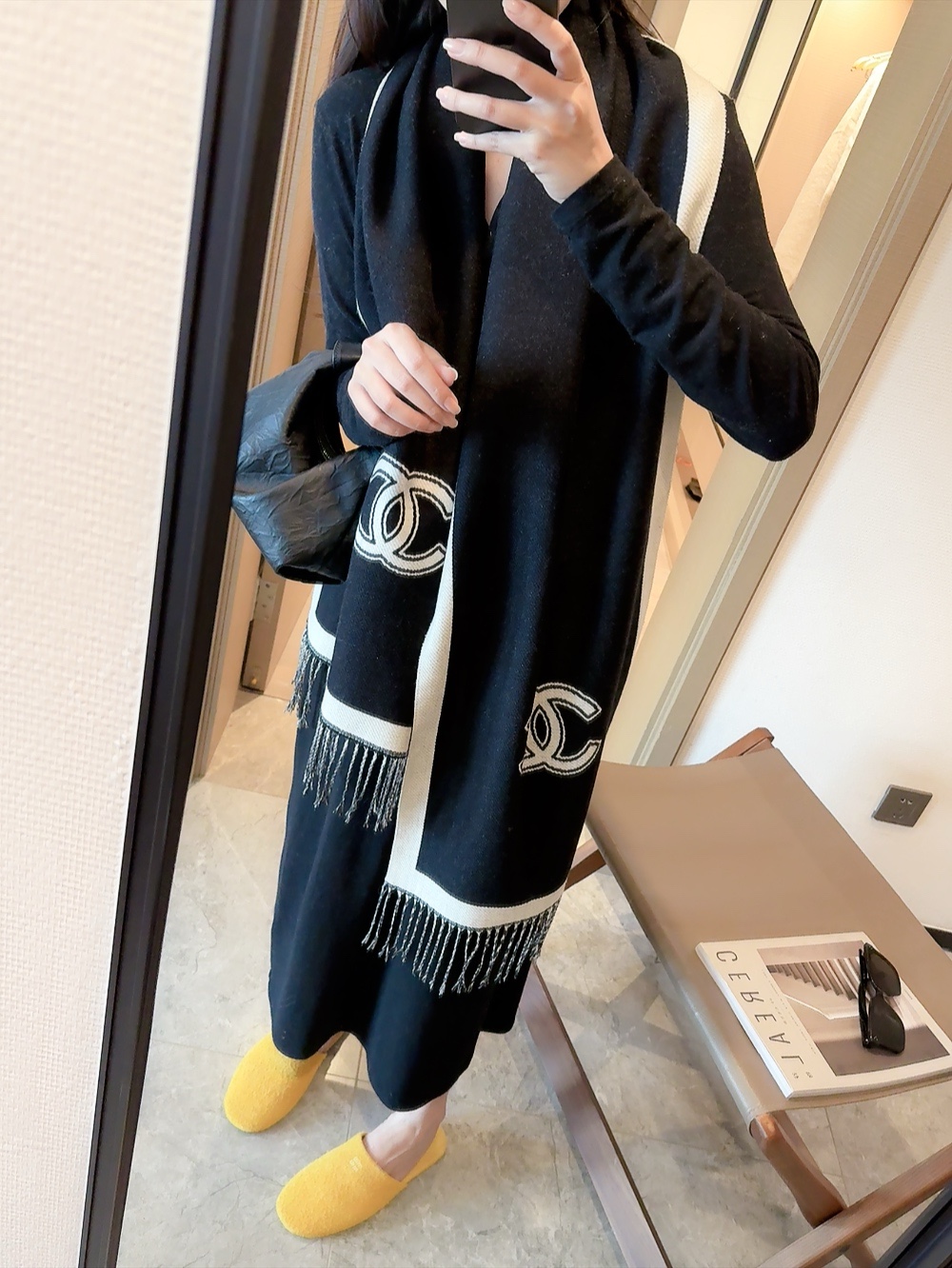 New autumn mid thick scarf, lightweight and soft