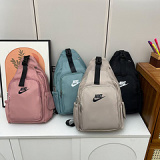 Women Men Canvas Bags Fashion Large Capacity Backbag