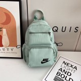 Women Men Canvas Bags Fashion Large Capacity Backbag