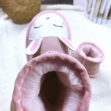 Winter new retro style thick soled fashion simple warm snow boots  baby shoes