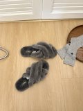 New autumn and winter wool cross slippers