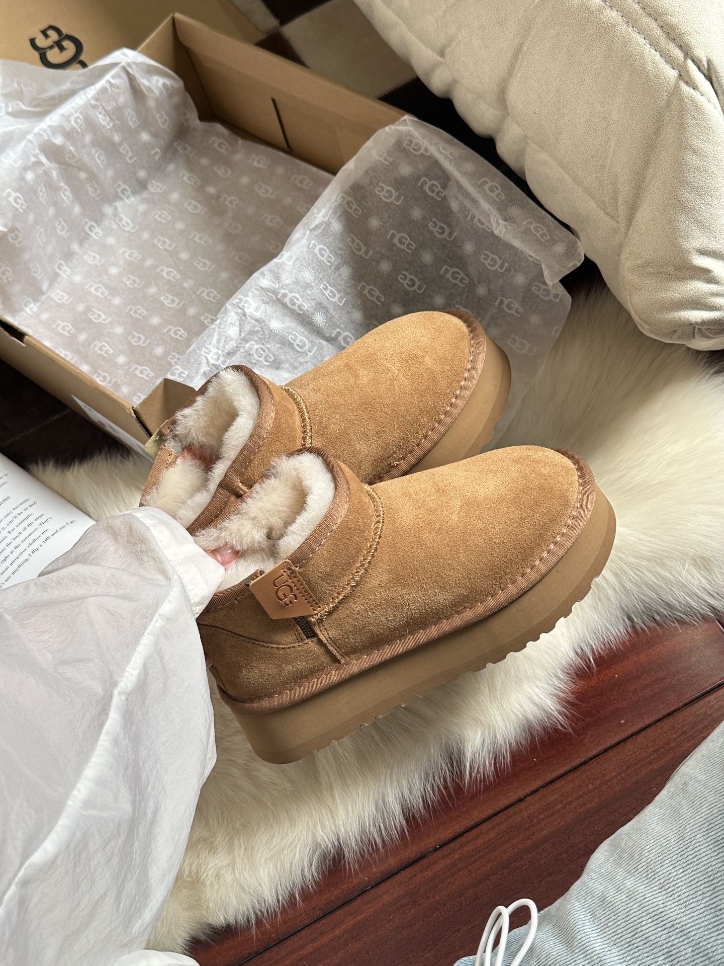 Winter new retro style thick soled fashion simple warm snow boots women's shoes