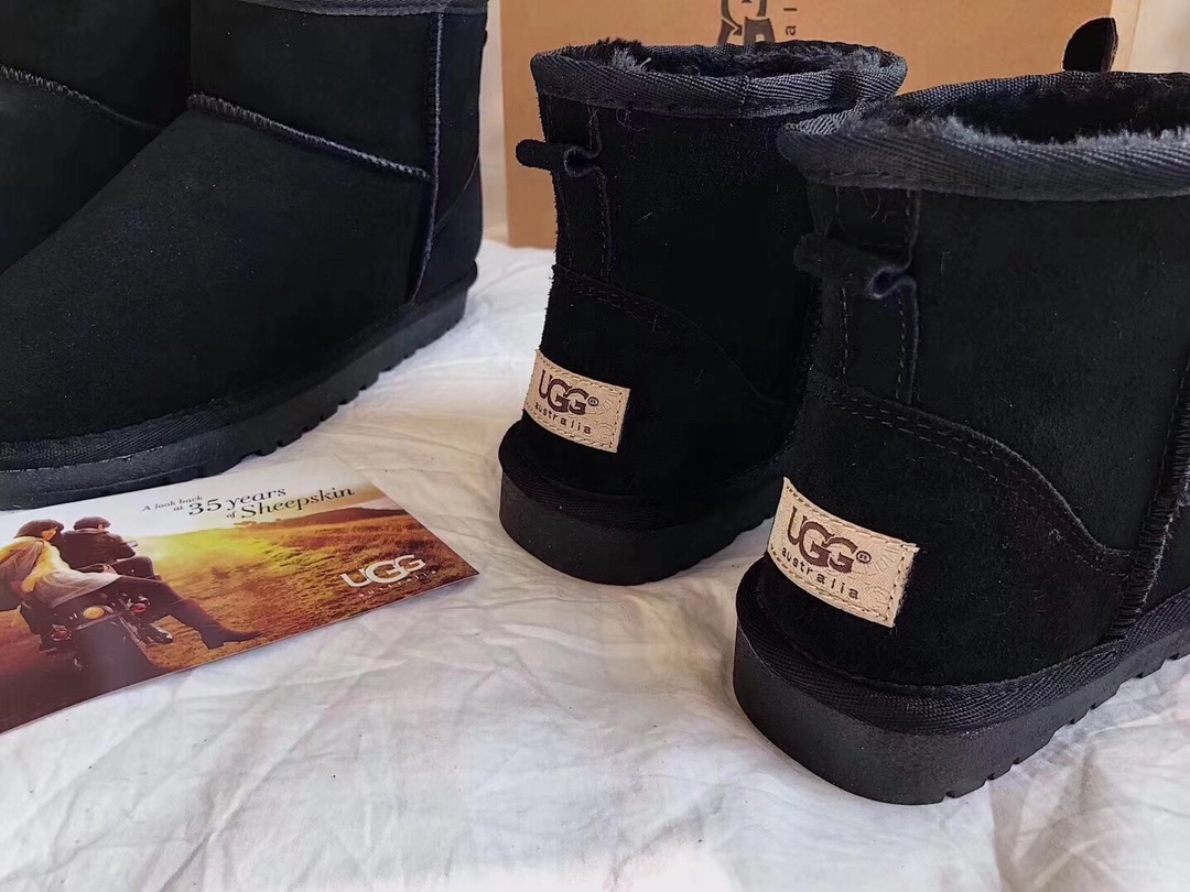 Winter new retro style thick soled fashion simple warm snow boots women's shoes