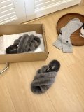 New autumn and winter wool cross slippers