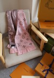 Flower Pattern Thick Imitation Cashmere Knit Scarf Multifunctional Female Scarf Scarf 180*30CM