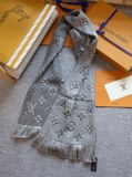 Flower Pattern Thick Imitation Cashmere Knit Scarf Multifunctional Female Scarf Scarf 180*30CM