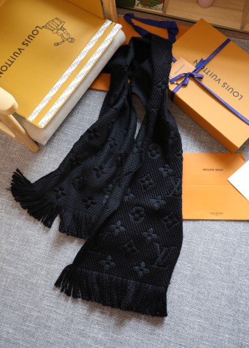 Flower Pattern Thick Imitation Cashmere Knit Scarf Multifunctional Female Scarf Scarf 180*30CM