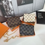Men's Short Wallets Women's Purse Business LV Wallet Bags box not included