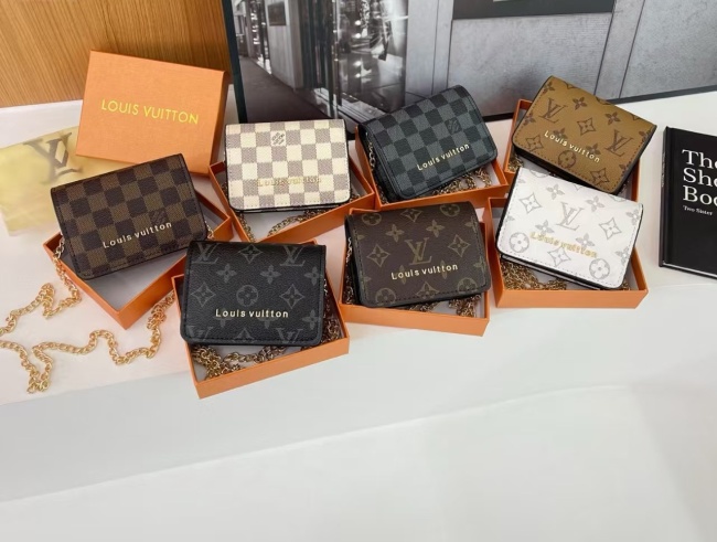 Men's Short Wallets Women's Purse Business LV Wallet Bags box not included