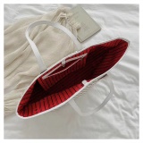 Shopping Bag Classic Designer Handbag With Wallet Luxury Shoulder(45*36  red in)