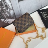 Men's Short Wallets Women's Purse Business LV Wallet Bags box not included