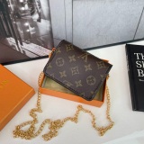 Men's Short Wallets Women's Purse Business LV Wallet Bags box not included