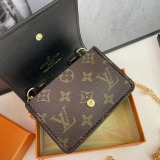 Men's Short Wallets Women's Purse Business LV Wallet Bags box not included