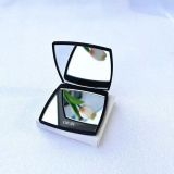 CD frosted square makeup mirror