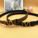 Belt Women's Belt Button PU Belt Fashion Decoration(wide 2.5cm)