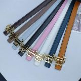 Belt Women's Belt Button PU Belt Fashion Decoration(wide 2.5cm)