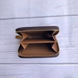 New Short Wallet Fashion Retro Lattice Wallet Anti-theft Multi-layer Zipper Card Case