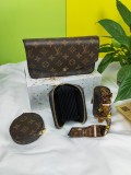 Latest gift box set, fashionable shoulder bag card bag combination, full set of plastic packaging (with box)