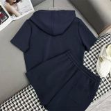 New women's embroidered short sleeved skirt set