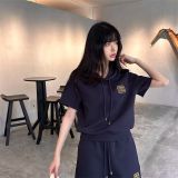 New women's embroidered short sleeved skirt set