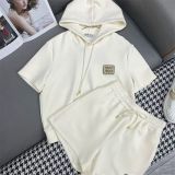 New women's embroidered short sleeved skirt set