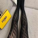 Hot Sexy Women's France Symbol G Tights Letter Design Black And White Hollow Out Hosiery