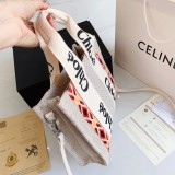 Tote Bag Women's Bag New Canvas Handbag Leather-trimmed Cotton-canvas Tote Bag