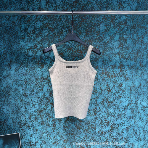 Spring and summer new fashionable spicy girl jacquard letter slim fit and versatile knitted suspender women's style