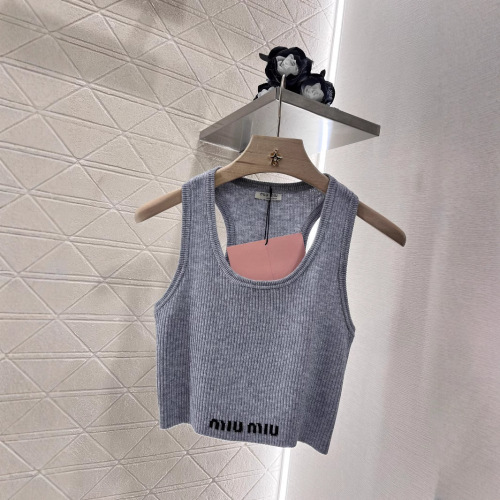 Summer new letter color blocked jacquard age reducing suspender knitted vest for women