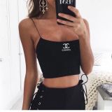 Summer new letter suspender vest for women