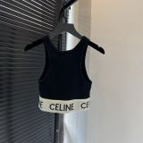 Summer new letter color blocked jacquard age reducing suspender knitted vest for women