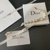 New Letter Pearl Bracelet Luxury Gold Bracelet Necklace With Logo