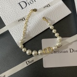 New Letter Pearl Bracelet Luxury Gold Bracelet Necklace With Logo