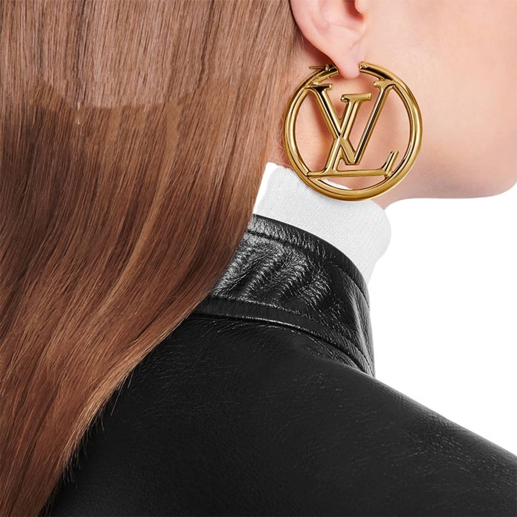 Women Classic Earrings Fashion High-quality JewelryLetter Brass Casting Gold Plating Vacuum Fine