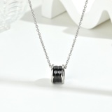 Black ceramic necklace